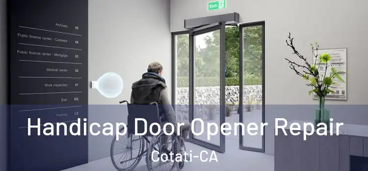  Handicap Door Opener Repair Cotati-CA
