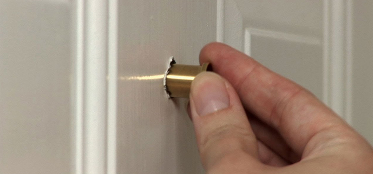 peephole door repair in Cotati