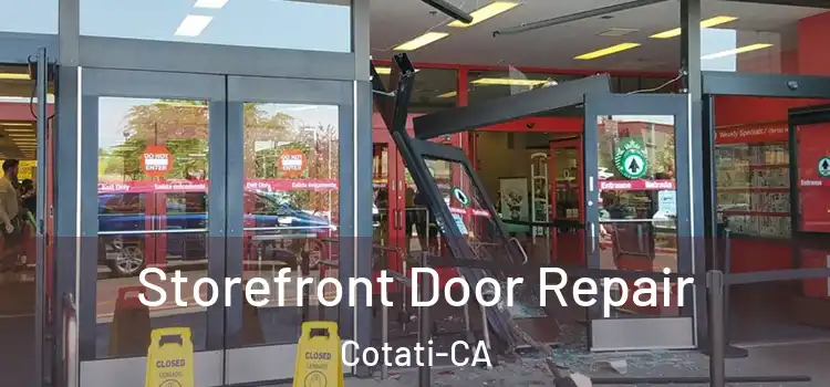 Storefront Door Repair Cotati-CA